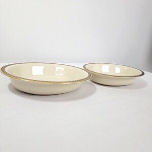 Lenox Presidential Collection MONROE LOT of 2 Oval Serving Bowl bowls Dish 9.75"